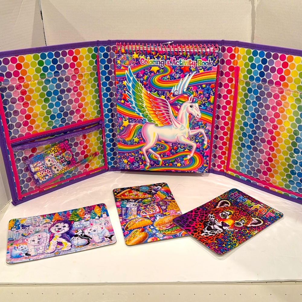 Lisa Frank Colorful Coloring and Activity Book portfolio
